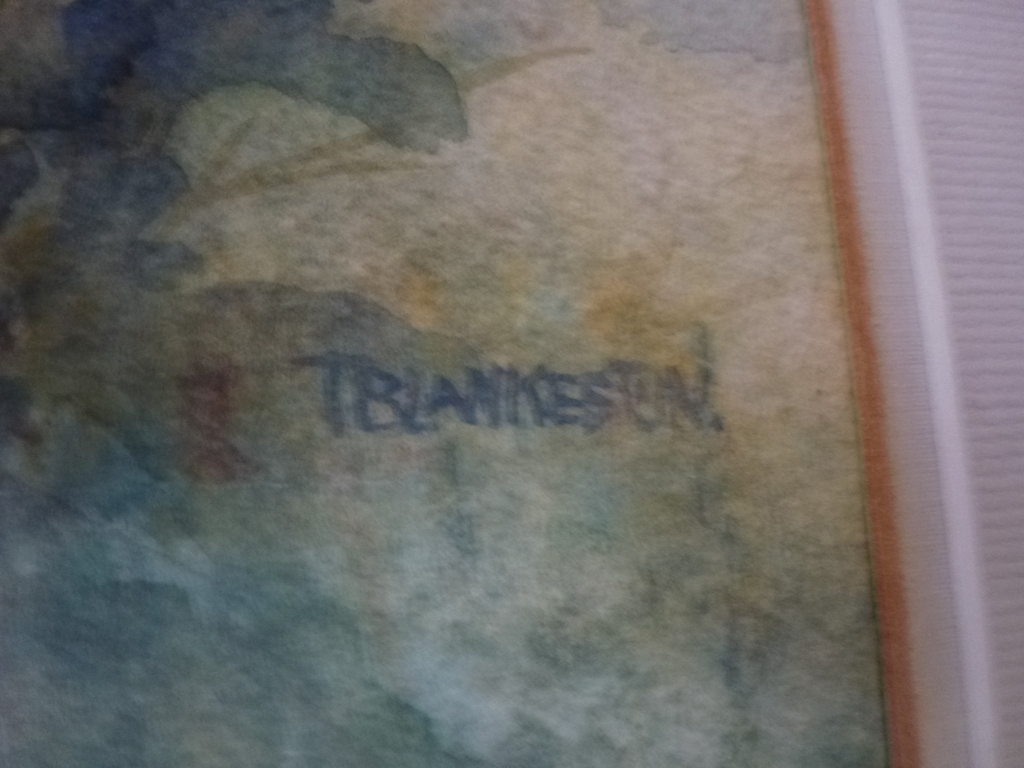 Theo Blankestijn, aquarel, huisje in landschap kopen? Bied vanaf 95!