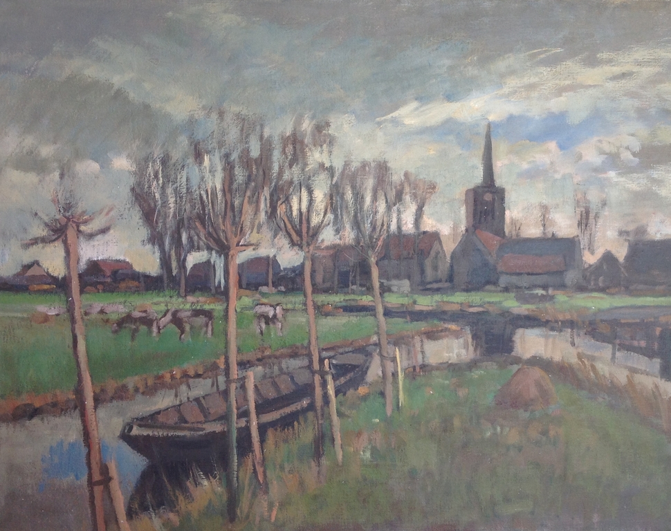 Willem Fekken, Zicht op Kortenhoef verkocht voor € 130!