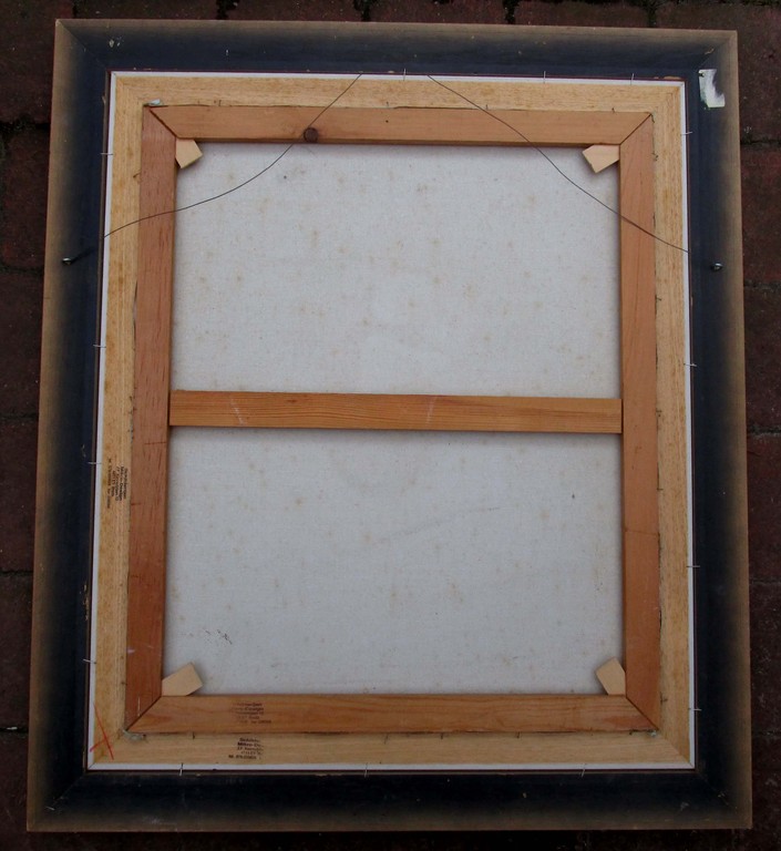 N.J. Simons, Acrylverf op doek, Clown kopen? Bied vanaf 15!