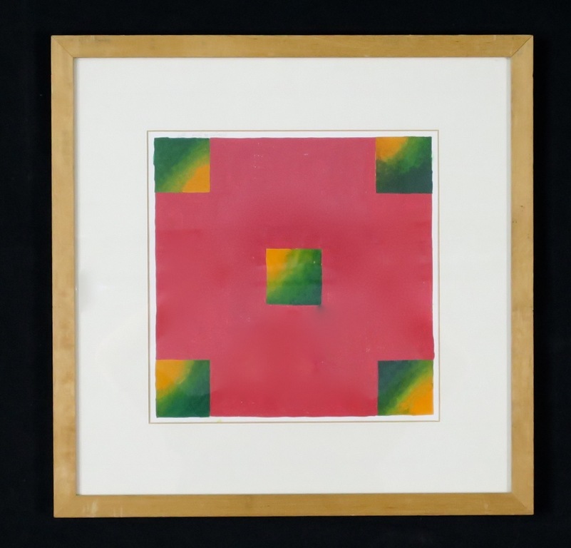 Marjon de Groot: Gouache, Zonder titel - Ingelijst kopen? Bied vanaf 1!