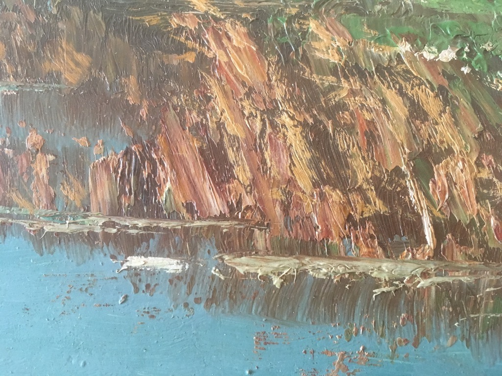 Onbekende Kunstenaar - Olieverf op paneel - Landschap gesigneerd kopen? Bied vanaf 1!