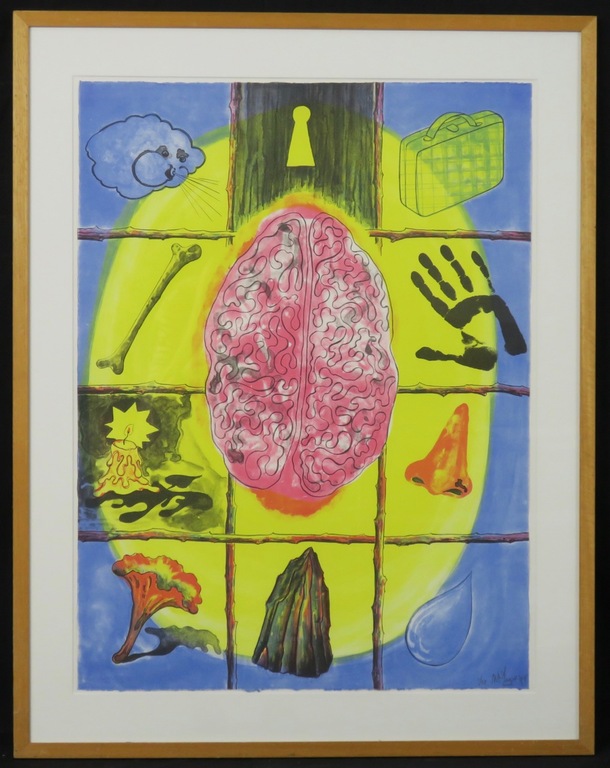 Mareike Geys: Litho, Hotel terminus (reiziger) - Ingelijst kopen? Bied vanaf 1!