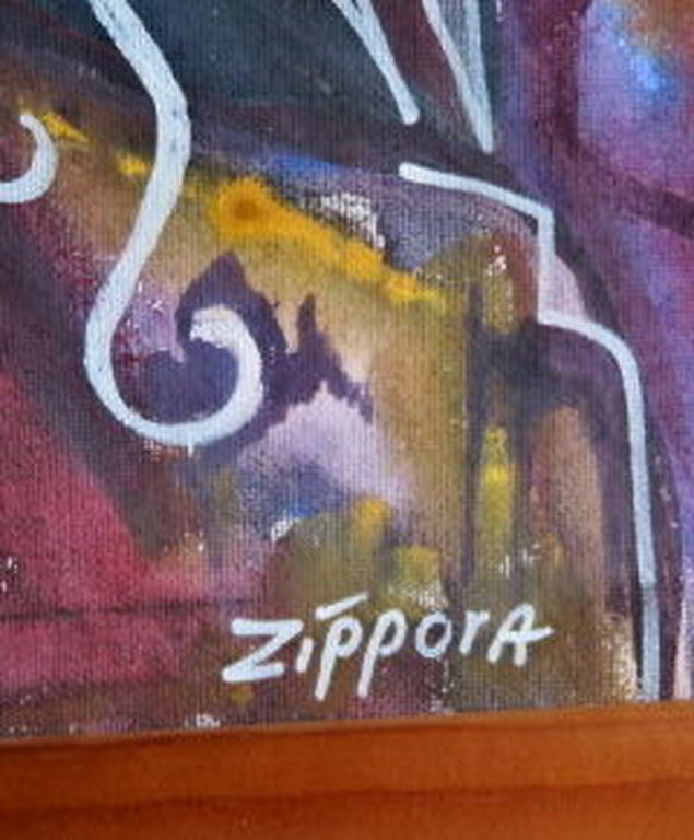 Zippora Meyer (1961)-acryl op doek-ingelijst-gesigneerd r.o.- "Wilskracht"  kopen? Bied vanaf 1!