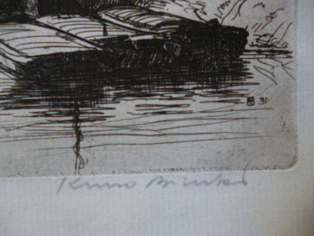 Kuno Brinks - ets - Dijksgracht, Amsterdam kopen? Bied vanaf 95!