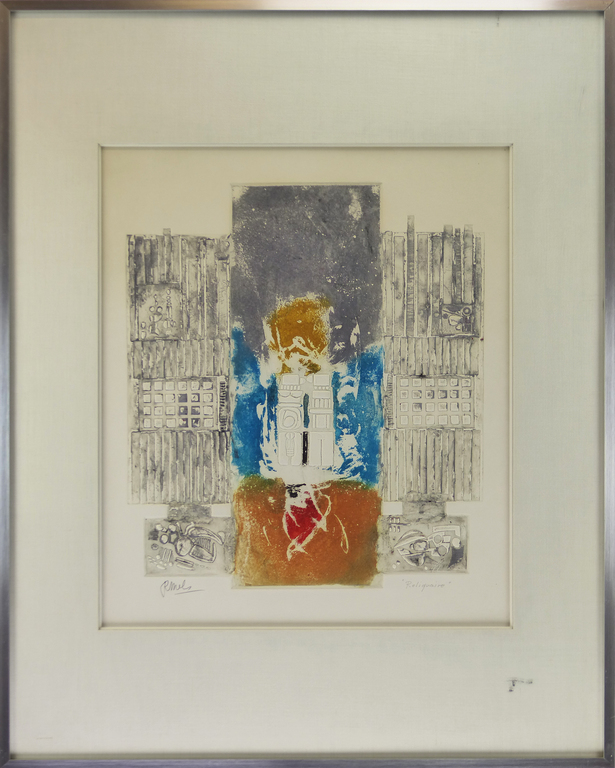 René Mels (1909-1977), carborundum-ets, ''Réliquaire kopen? Bied vanaf 30!