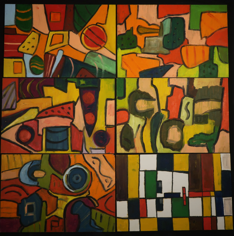 Lot met 6x Olieverf op board/karton van Meertje Kaal kopen? Bied vanaf 1!