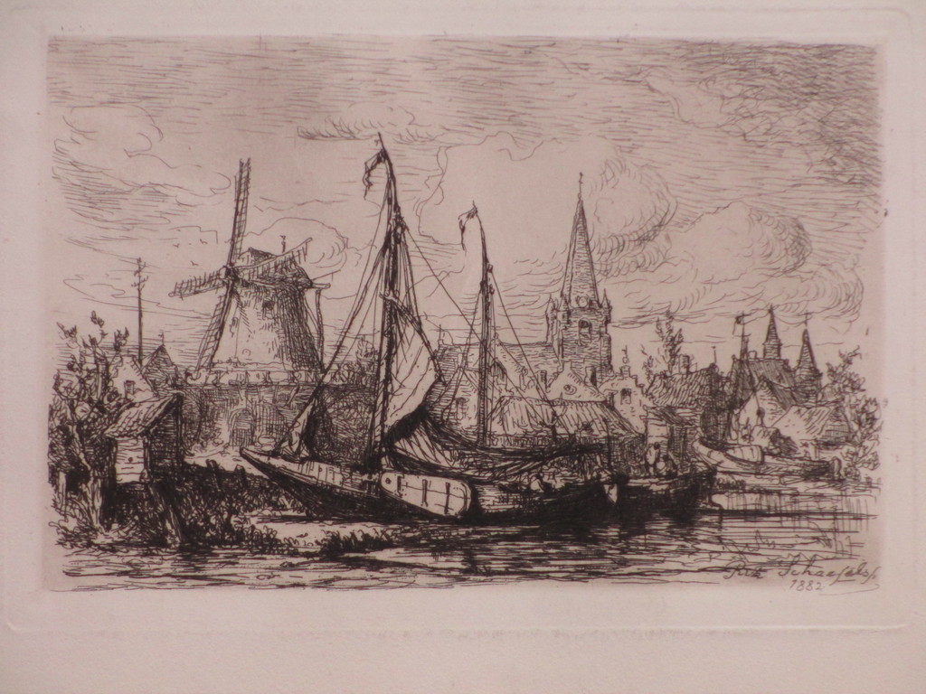 Henri 'Rik' Schaefels, Hoogaarzen voor Arnemuiden, Ets kopen? Bied vanaf 25!