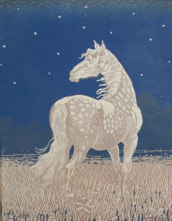 Engelien Reitsma-Valenca: Houtsnede, Paard kopen? Bied vanaf 60!