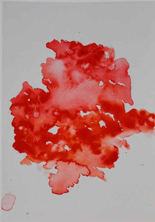 ARMANDO..-Compostie in rood - Giclee op katoenpapier.2015. Gesigneerd. Opl. 25 kopen? Bied vanaf 109!