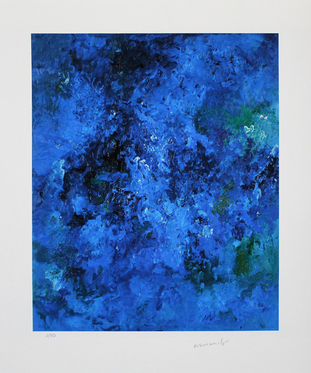 Armando, -Blaues Bild- Giclée, handgesigneerd/genummerd, 2016, Slechts 30 exempl kopen? Bied vanaf 157!