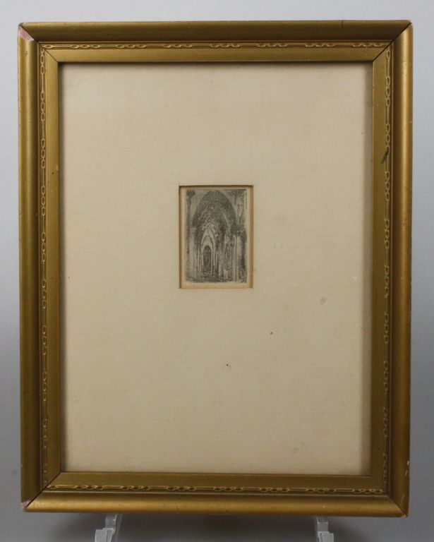 Han Werz (1920-2002) miniatuur ets kopen? Bied vanaf 20!