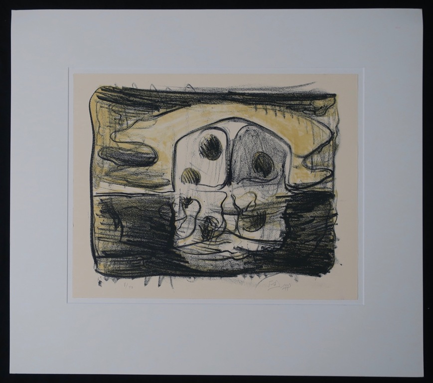 Onbekend gesigneerd: Litho, Zonder titel kopen? Bied vanaf 1!