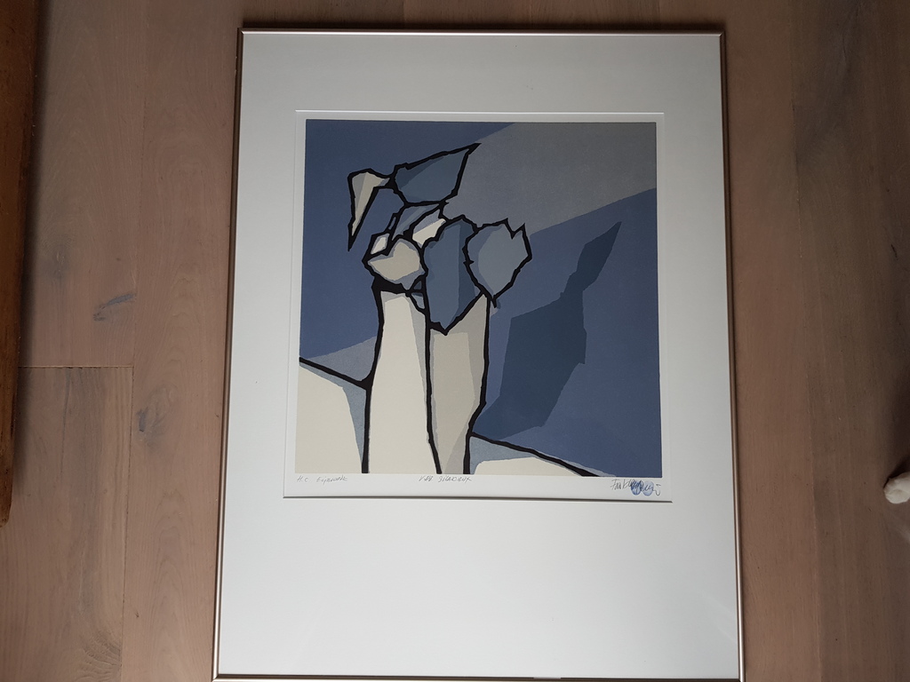 Fon klement (1930-2000) - houtsnede H.C., gesigneerd  kopen? Bied vanaf 150!