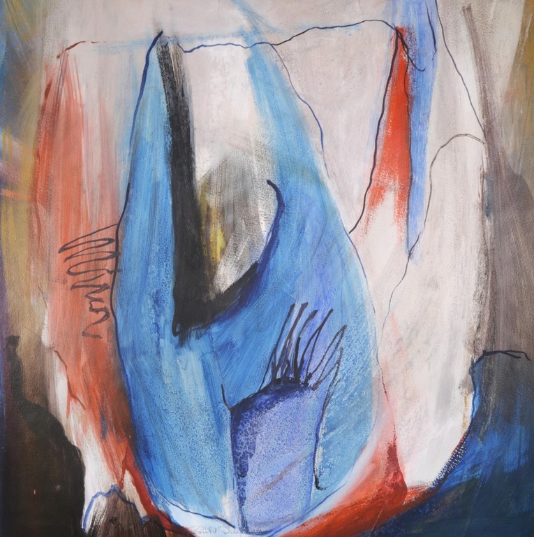 Ronald Debbaut - Ronald Debbaut: Acryl op papier, Zonder titel II kopen? Bied vanaf 1!