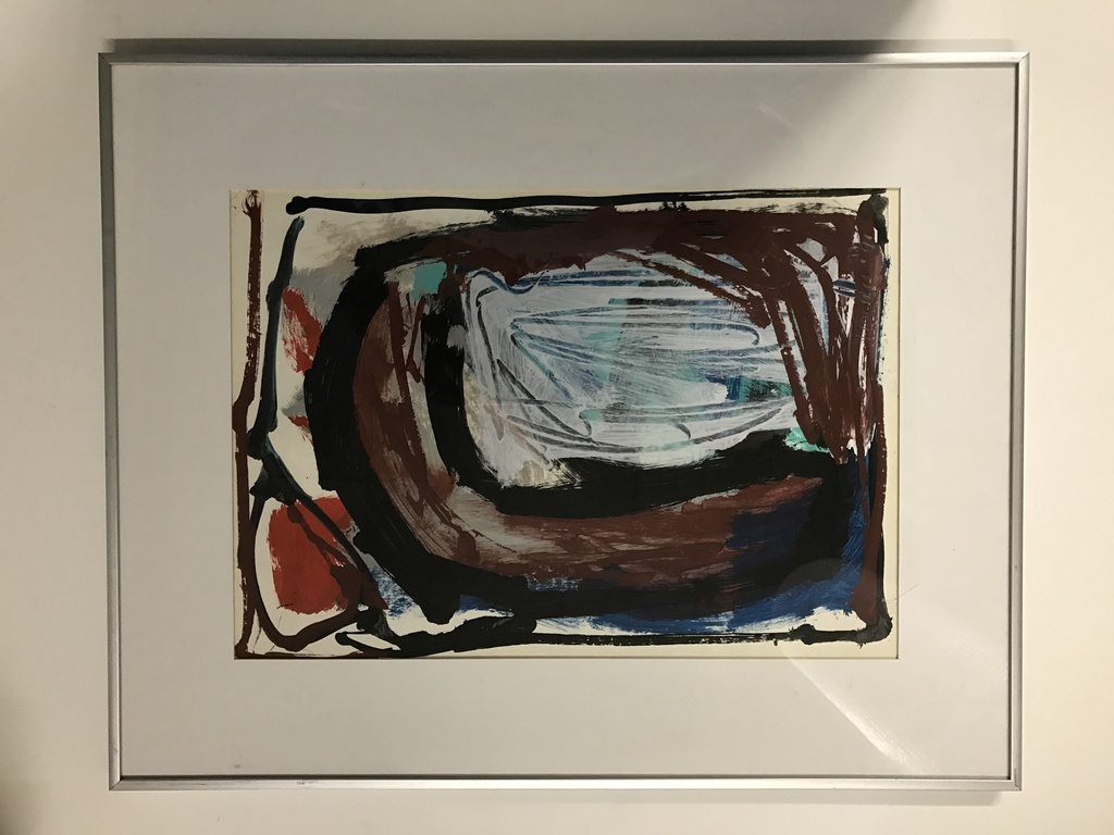 Bep Toscani  mixed media op papier 1996 verkocht voor € 35!