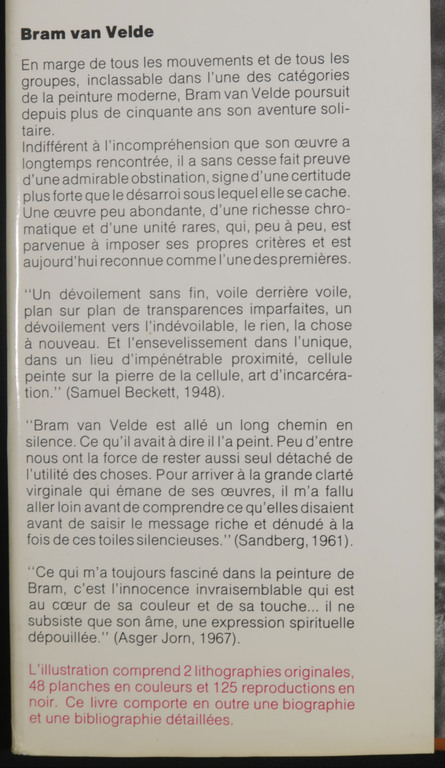 Bijzondere Uitgave: Bram van Velde, Boek + 2x Litho kopen? Bied vanaf 50!