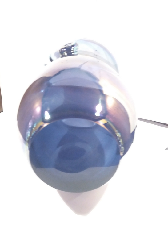 grote  paarse uilenvaas  met parelmoer  kopen? Bied vanaf 45!