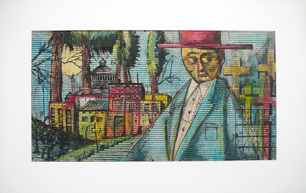 Hongarije -geen titel / gemengde techniek / circa 1980- kopen? Bied vanaf 50!