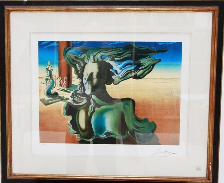 DALI SALVADOR ORIGINELE LITHO "FEMME SANS BOUCHE" kopen? Bied vanaf 395!