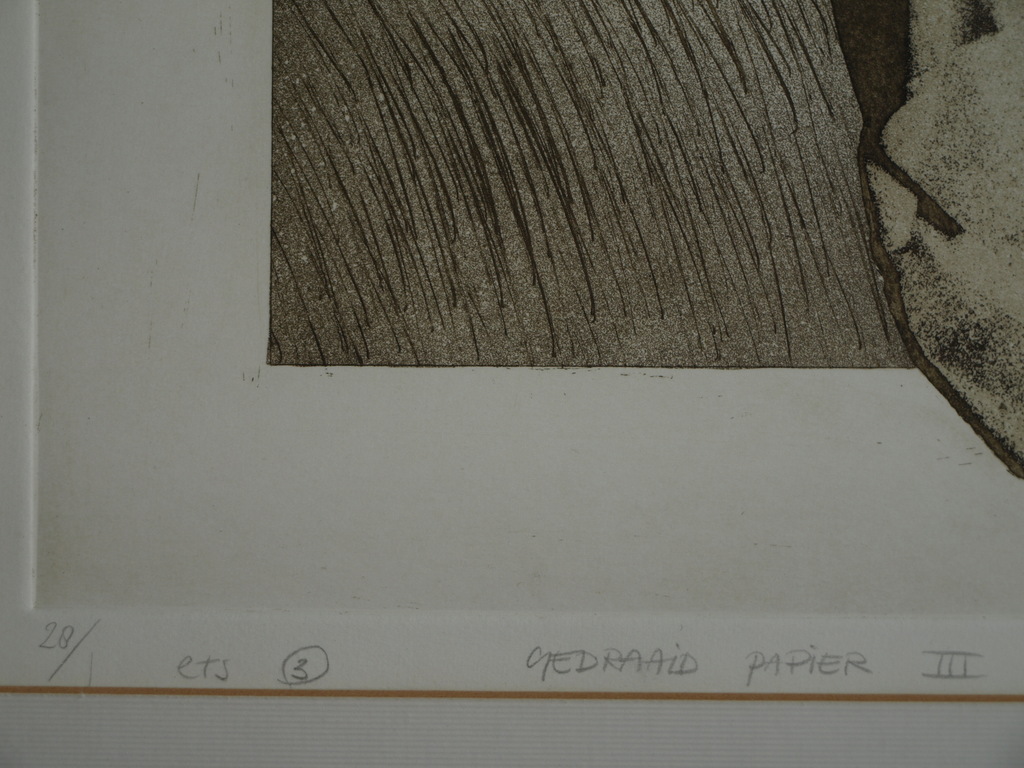 PHIL BLOOM (1945) â�� Ets â�� Gedraaid papier III â�� Gesigneerd â�� 1978 -Oplage 28 ex. kopen? Bied vanaf 95!