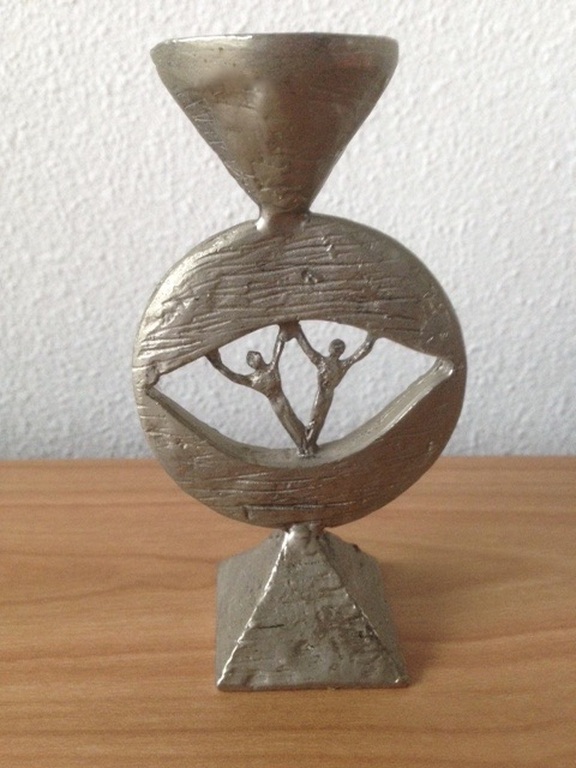 Kandelaar Corry Ammerlaan 1947 - 13 cm hoog. kopen? Bied vanaf 15!