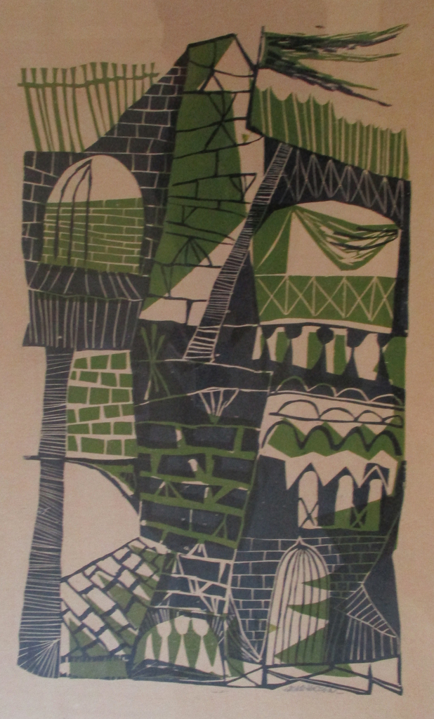 Gras Heyen: Houtgravure, Zonder titel kopen? Bied vanaf 45!