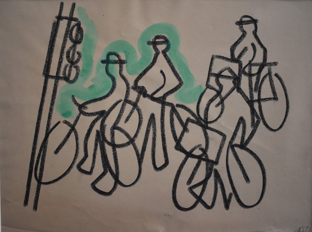 Andre VAN DER VOSSEN (1893-1963), 2x tekening kopen? Bied vanaf 1!