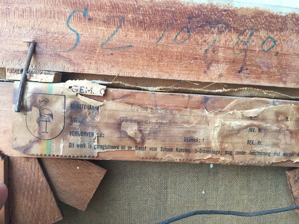 Leo Stracke - Olieverf op doek 1957 - Clingendael (II) kopen? Bied vanaf 1!