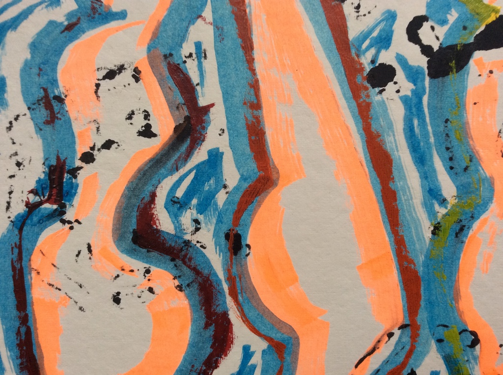 Jack Vissers, acryl op papier kopen? Bied vanaf 1!