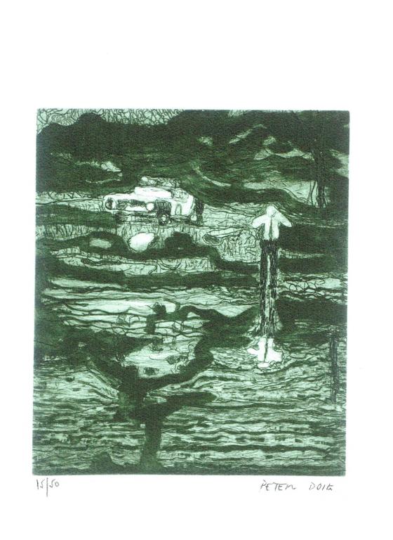 Peter Doig-Gesigneerde lithografie-Echo Lake verkocht voor € 160!