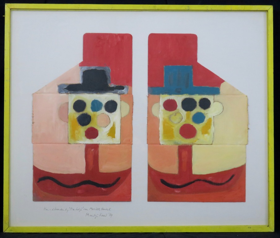 Meertje Kaal: Acryl op papier, Nee heb je - Ingelijst kopen? Bied vanaf 1!