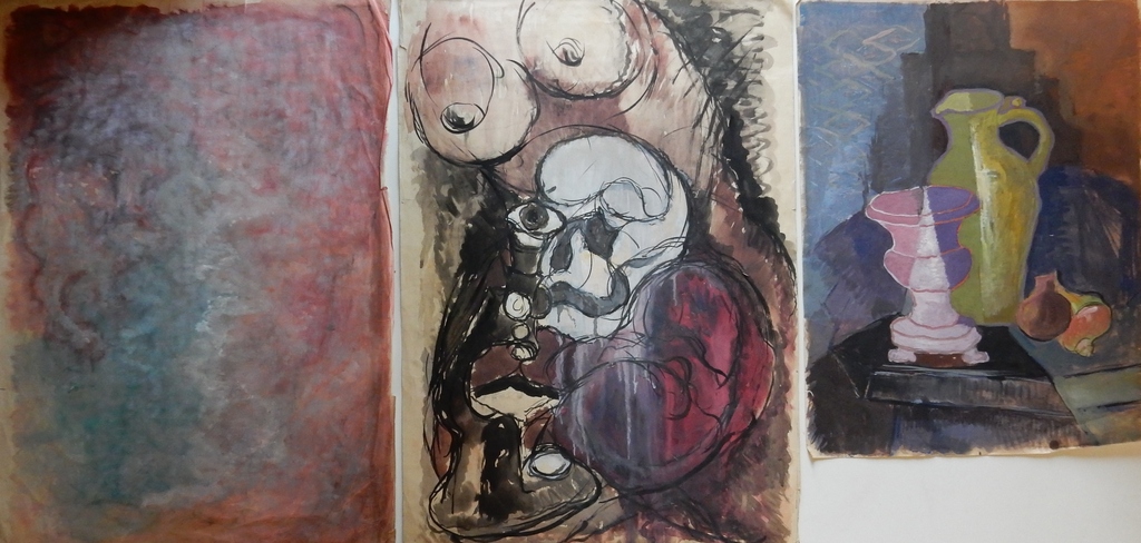 Theo Schreuder (1893-1980) - Drie werken op papier - Leiden / Oegstgeest kopen? Bied vanaf 1!