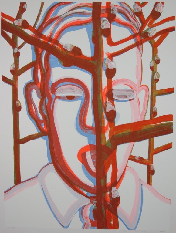 Alphons ter Avest: Litho, Man en boom kopen? Bied vanaf 40!