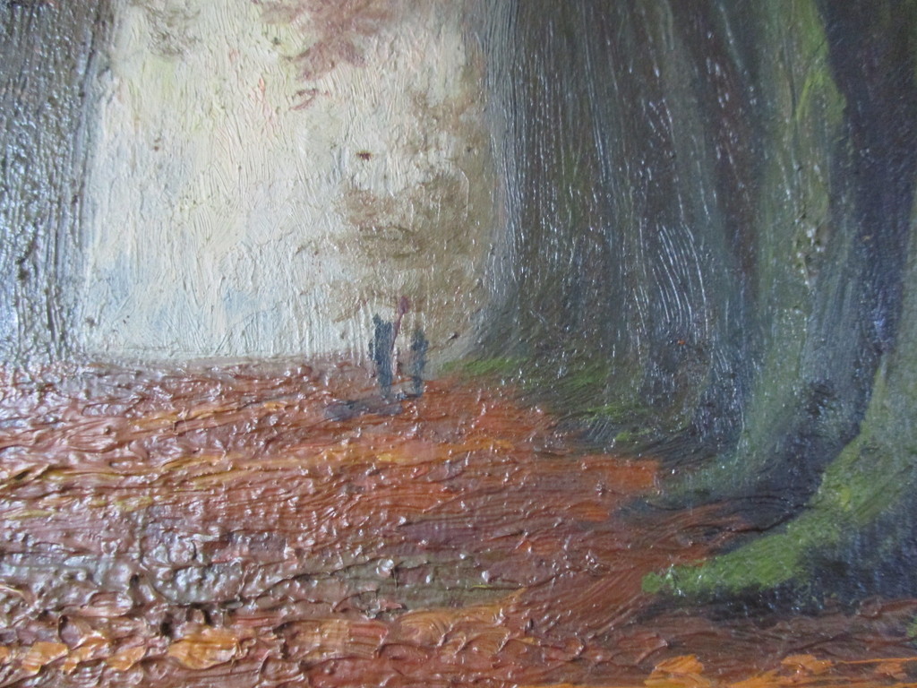 Jacques Bergmans: Olieverf op doek, Herfstbos kopen? Bied vanaf 175!