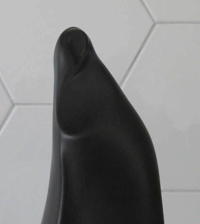 Art deco mat zwart abstract platelen Maria beeld kopen? Bied vanaf 20!