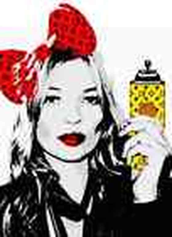DEATH NYC Limited Edition Art print Graffiti Signed "Kate Moss DN" 2012 kopen? Bied vanaf 1!