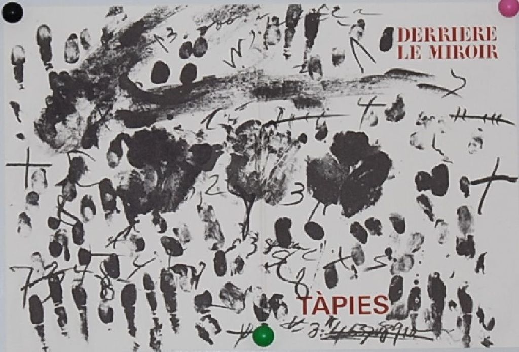 Antoni Tapies: Derriere le Miroir No 175 uit 1968 verkocht voor € 100!