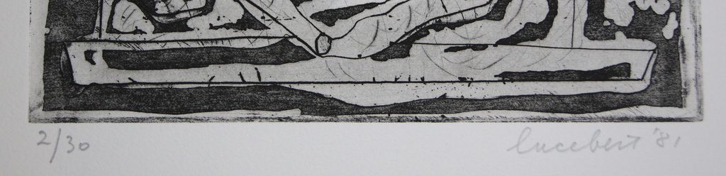 Lucebert, ets (kleine oplage: totaal 40) kopen? Bied vanaf 145!