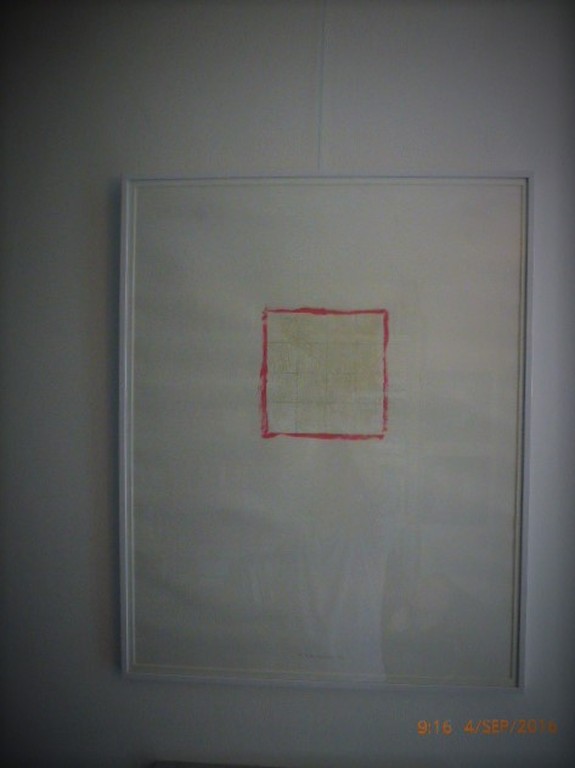 Tomas Rajlich,acryl en potlood op papier, minimal art kopen? Bied vanaf 59!