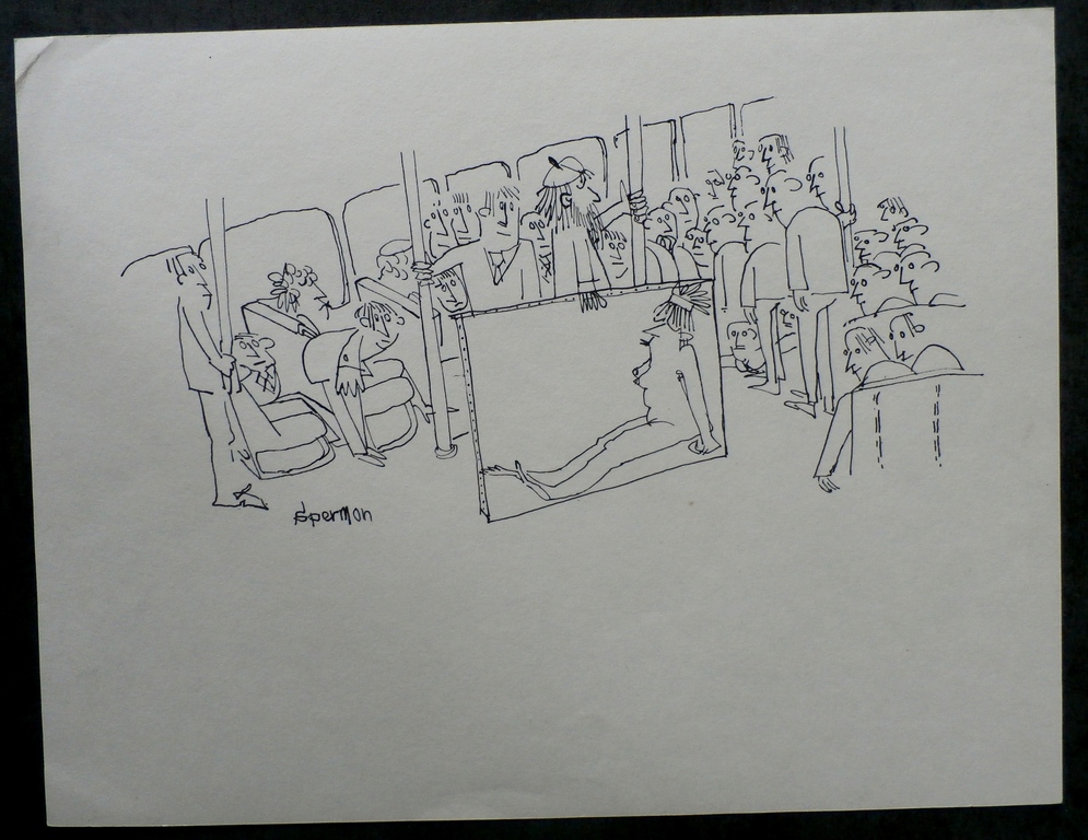 Kees Spermon - pentekening kopen? Bied vanaf 50!