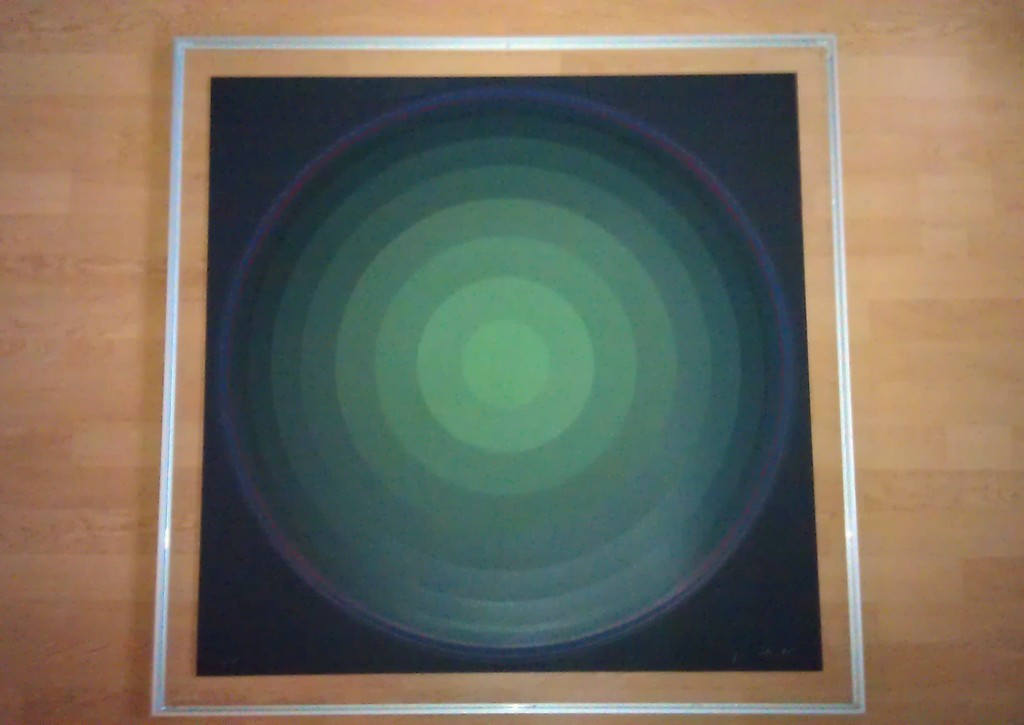 Lothar Quinte, "Corona groen", 90x90 kopen? Bied vanaf 95!