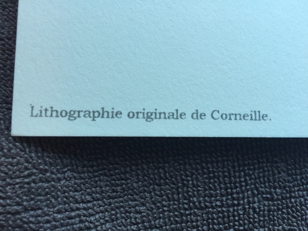 CORNEILLE zeefdruk/Litho 2002  kerstkaart kopen? Bied vanaf 35!