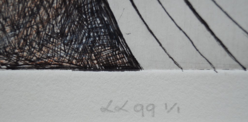 Lies Lantinga - gesigneerde ets - 1999 kopen? Bied vanaf 18!