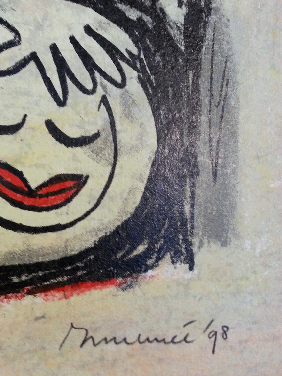 Hans Innemée, zeefdruk op handgeschept papier , " La Nude avant "  kopen? Bied vanaf 30!