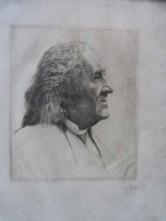 Vier etsen - C. Brandenburg, J.G. Veldheer, W. Perk, M. Janssen kopen? Bied vanaf 1!