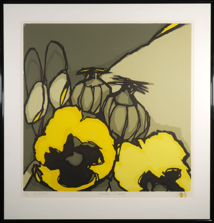 Fon Klement: Boardsnede, Lumiere D'Arles - Ingelijst (Groot!) verkocht voor € 190!