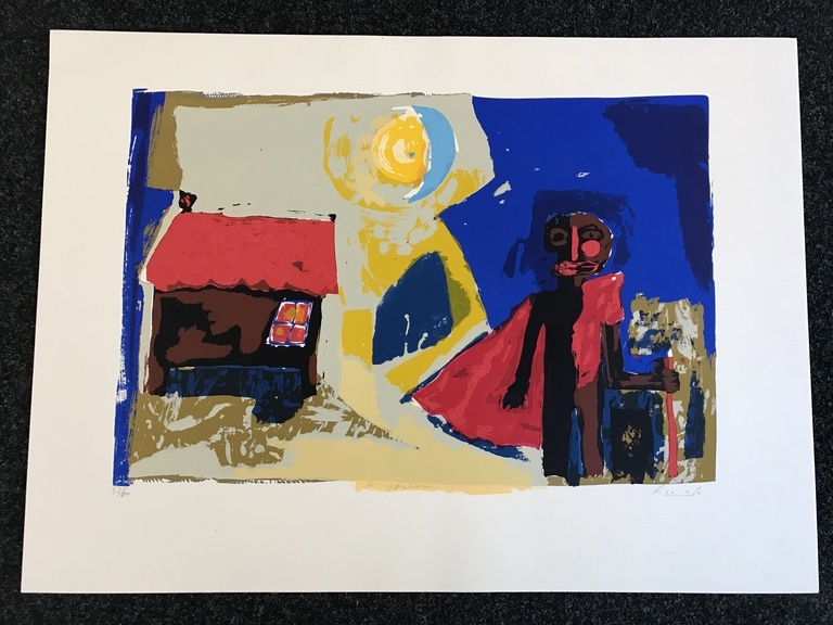 John Lie A Fo   1 originele zeefdruk / Litho gesigneerd  kopen? Bied vanaf 1!