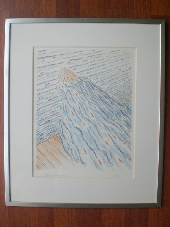 Jeroen Henneman: Het Vismeisje, litho (ingelijst) kopen? Bied vanaf 140!