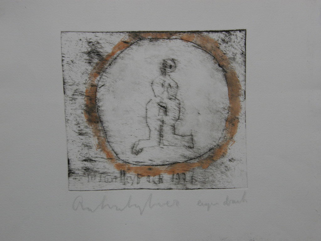 Anton Heyboer: Ingekleurde ets, eigen druk, potlood gesigneerd kopen? Bied vanaf 70!