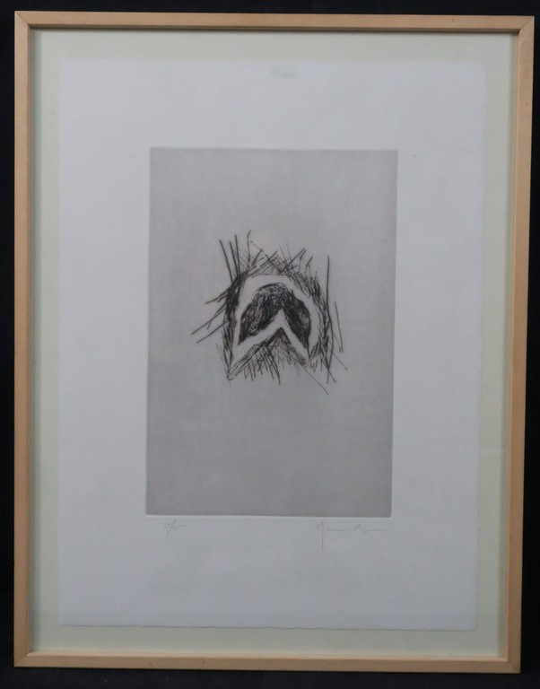 Juan Pijuan Hernandez: Droge Naald, Hojas - Ingelijst kopen? Bied vanaf 40!